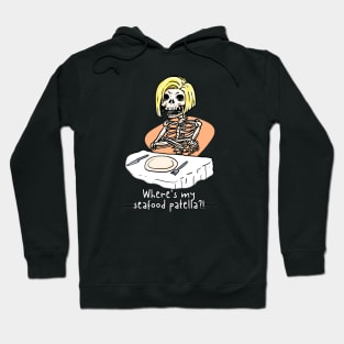 seafood patella skeleton funny Hoodie